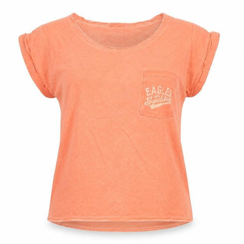 Superdry Women's Orange XS Basic Cotton T-Shirt