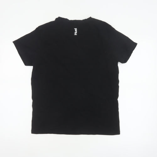 Huel Men's Black Crew Neck Short Sleeve Cotton Blend T-Shirt Size S