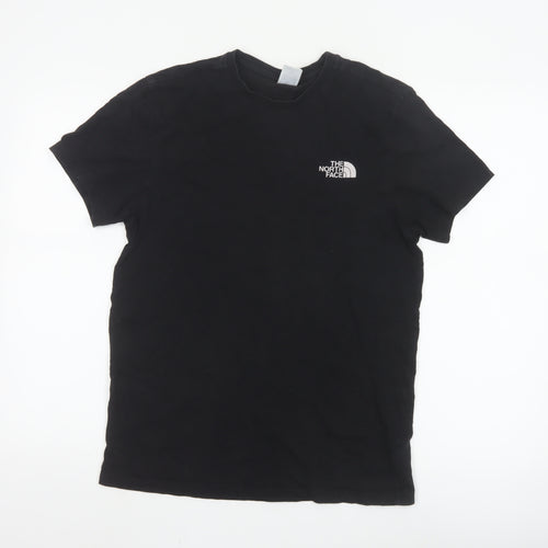 The North Face Men's Black Cotton Crew Neck T-Shirt Size S