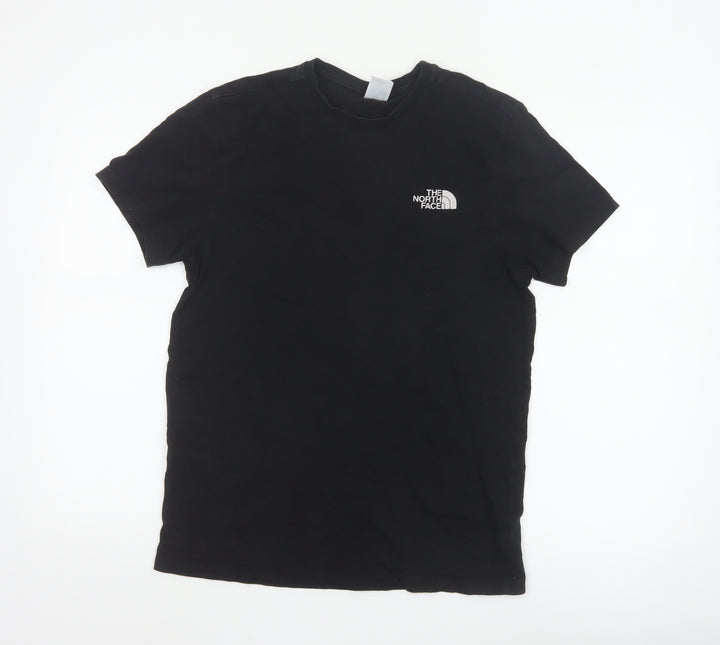 The North Face Men's Black Cotton Crew Neck T-Shirt Size S