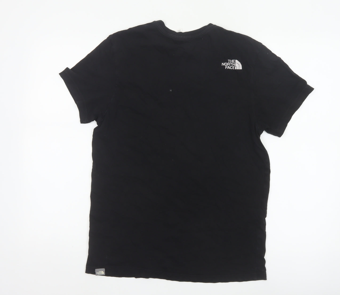 The North Face Men's Black Cotton Crew Neck T-Shirt Size S