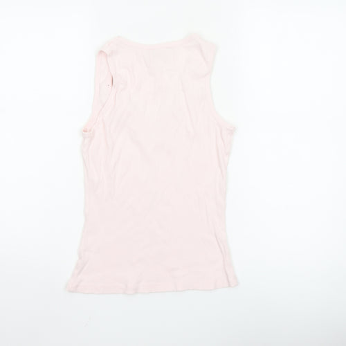 Joe Browns Women’s Pink Lace Trim Cotton Camisole Tank Top Size 14