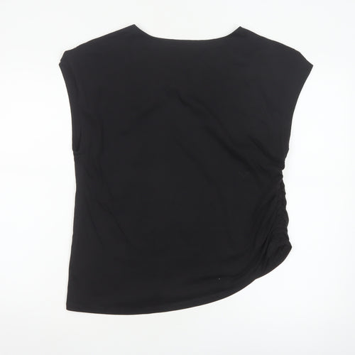 Puma Women's Black Sleeveless Stretch T-Shirt Medium