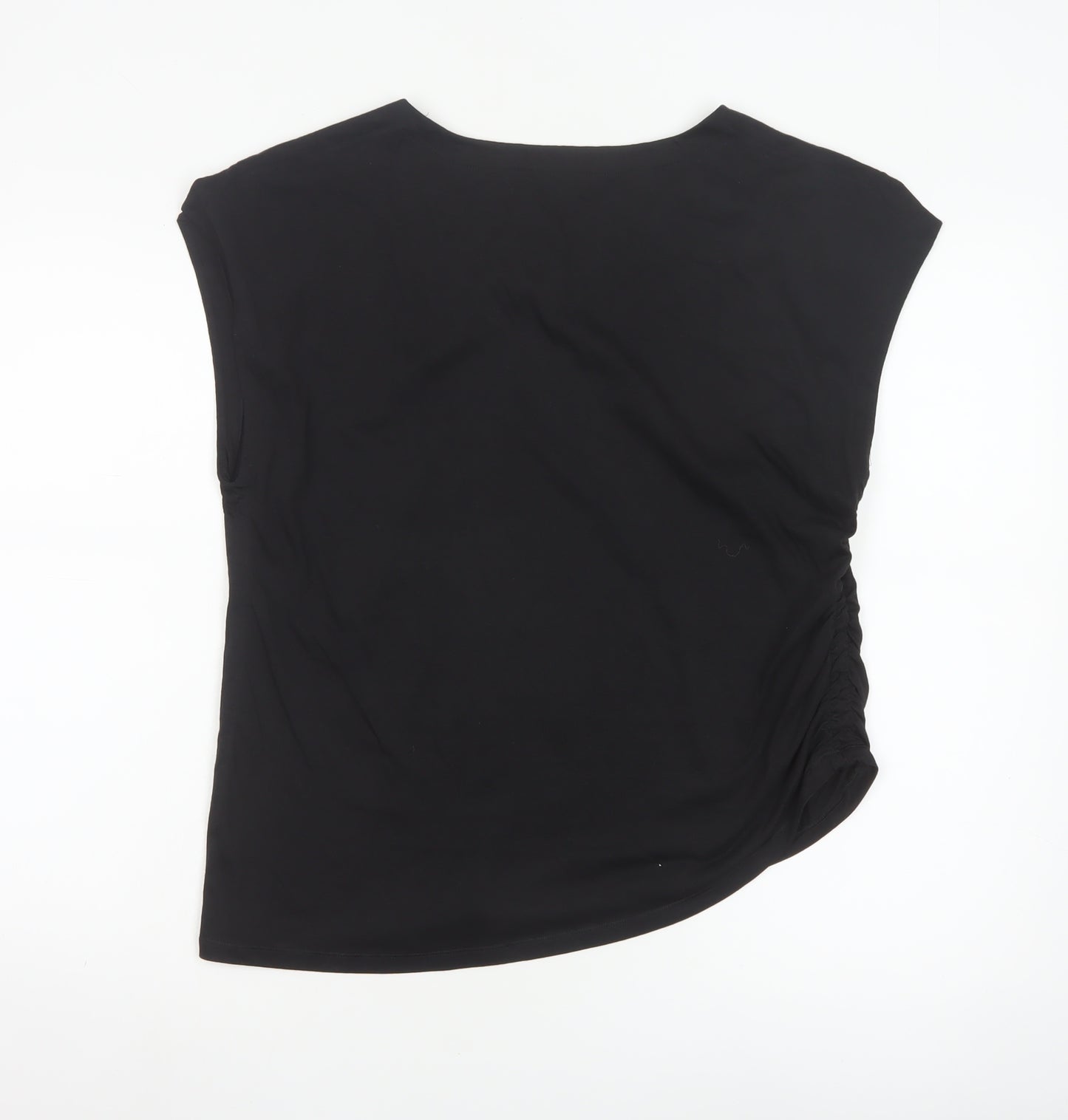Puma Women's Black Sleeveless Stretch T-Shirt Medium