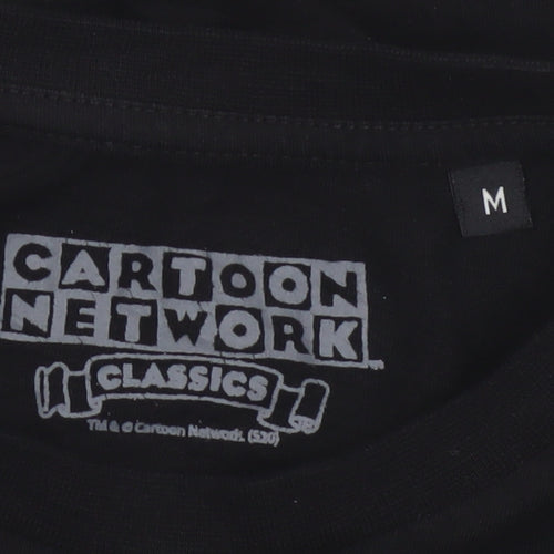 Cartoon Network Johnny Bravo Black Christmas Graphic Men's M T-Shirt