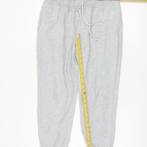 GAP Womens Grey Fleece Sweatpants L Comfortable Casual Joggers