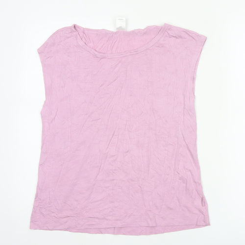 Calvin Klein Women's Pink Jersey Sleeveless Nightshirt S