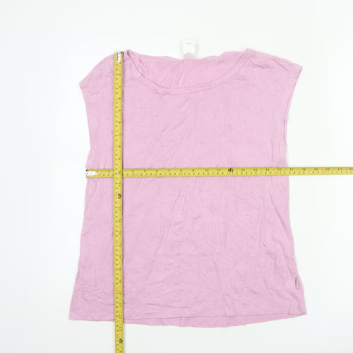 Calvin Klein Women's Pink Jersey Sleeveless Nightshirt S