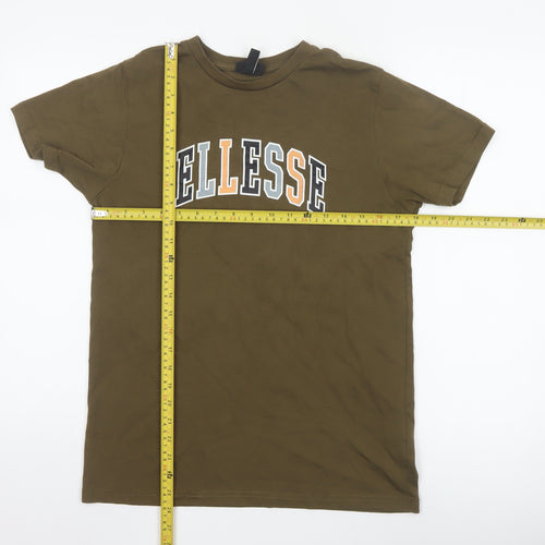 Ellesse Boys Brown Logo Short Sleeve T-Shirt 13-14 Years
