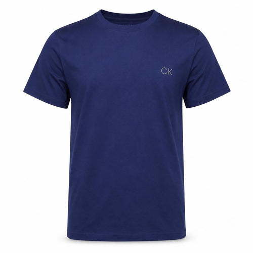 Calvin Klein Golf Men's Navy Blue Polyester Crew Neck T-Shirt M