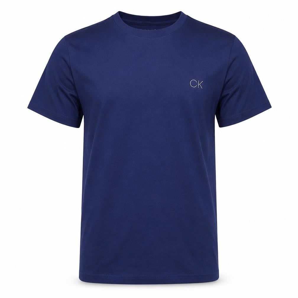 Calvin Klein Golf Men's Navy Blue Polyester Crew Neck T-Shirt M