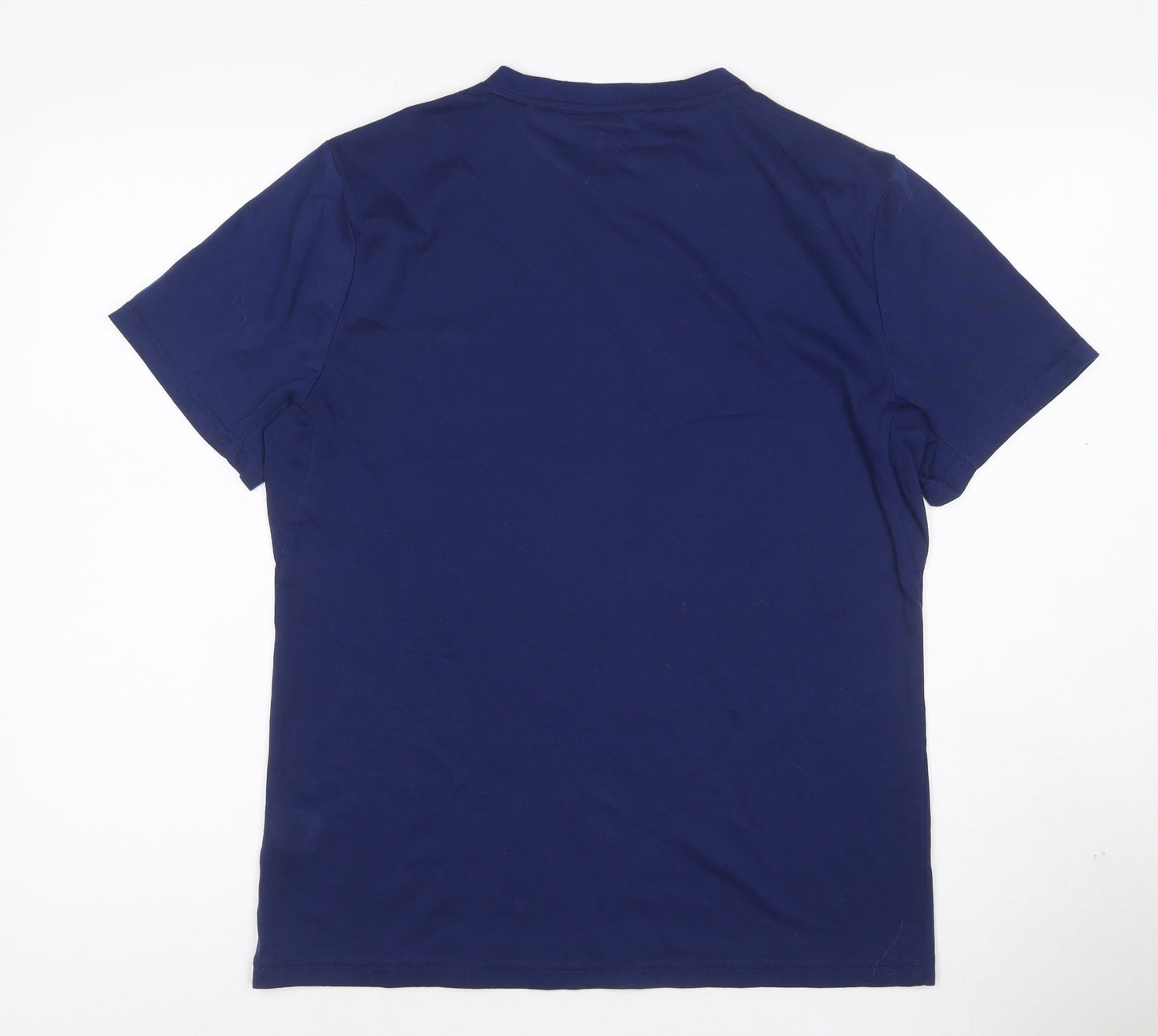 Calvin Klein Golf Men's Navy Blue Polyester Crew Neck T-Shirt M