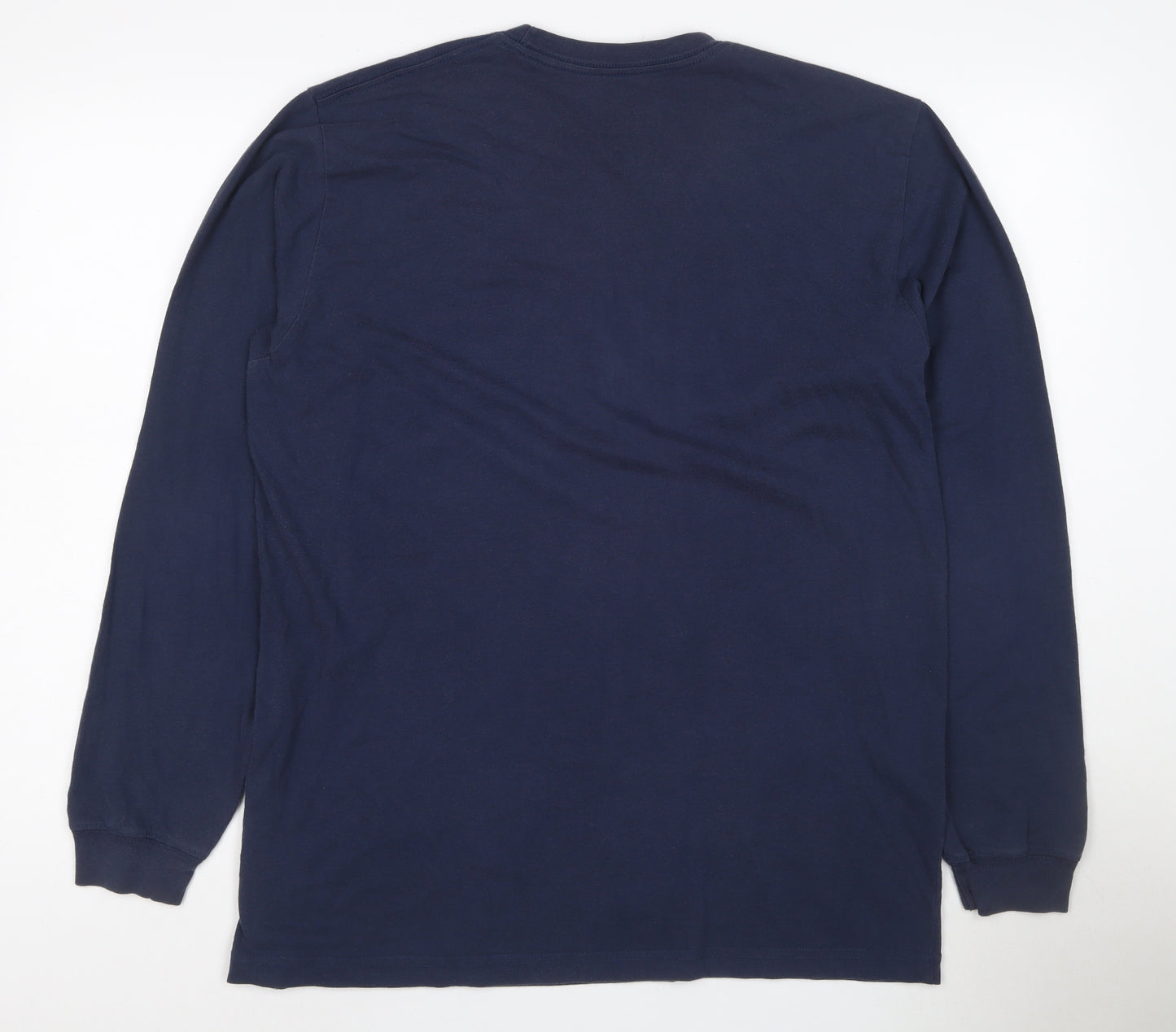 Nike Men's Blue Dri-Fit Long Sleeve Tennis T-Shirt Size L