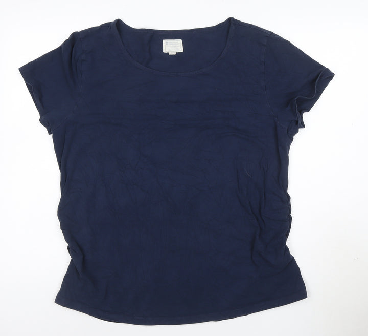 Mountain Warehouse Women’s Blue Cotton Short Sleeve T-Shirt UK 20