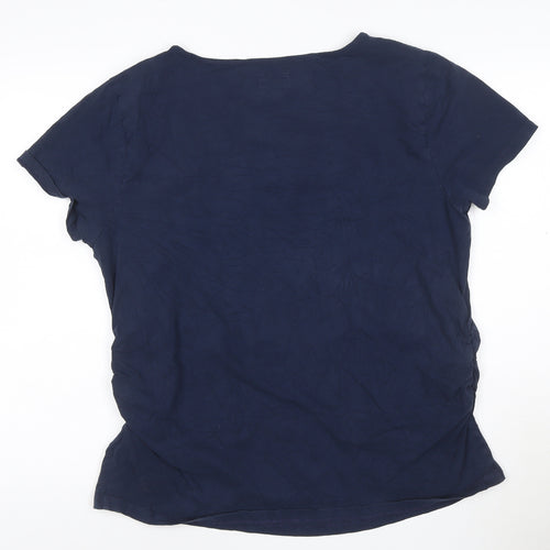 Mountain Warehouse Women’s Blue Cotton Short Sleeve T-Shirt UK 20