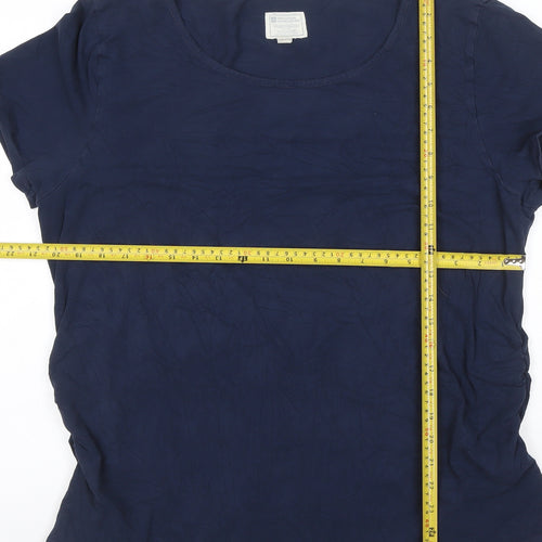 Mountain Warehouse Women’s Blue Cotton Short Sleeve T-Shirt UK 20