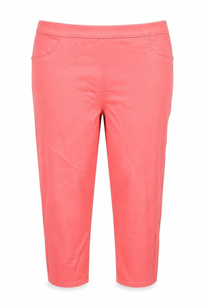 Matalan Denim Women Coral Pink Size 16 Cropped Jegging Jeans
