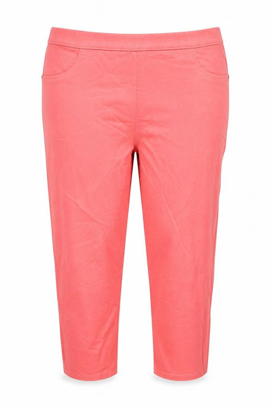 Matalan Denim Women Coral Pink Size 16 Cropped Jegging Jeans