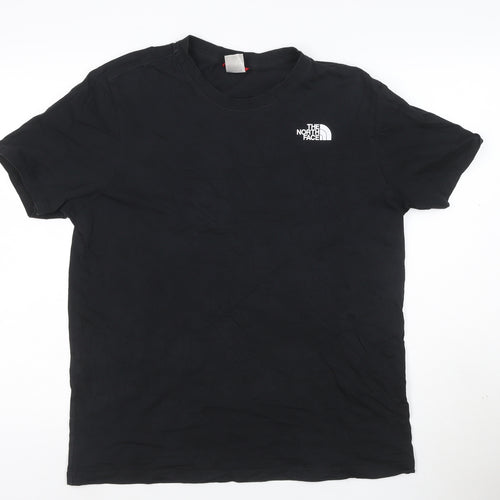 The North Face Men's Black Cotton Graphic Outdoor T-Shirt L