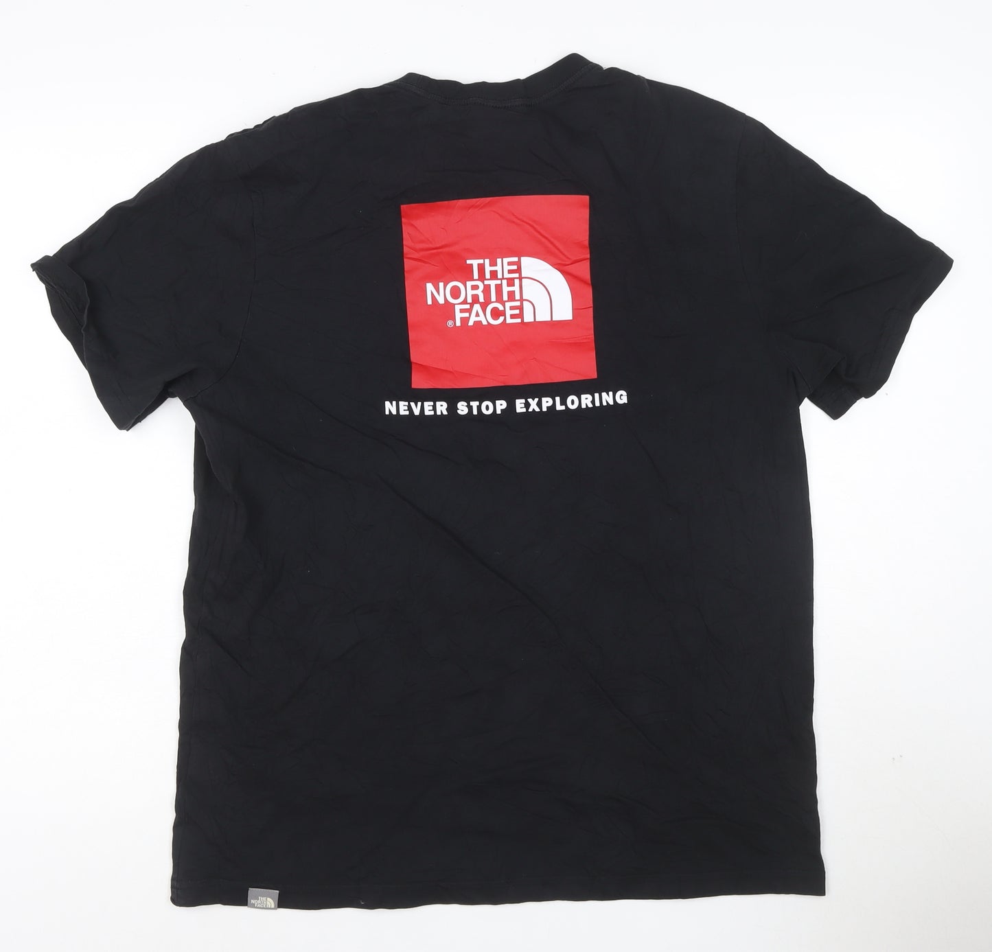 The North Face Men's Black Cotton Graphic Outdoor T-Shirt L