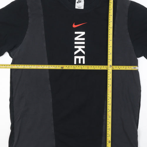 Nike Men's Black Crew Neck Short Sleeve Graphic T-Shirt Size L