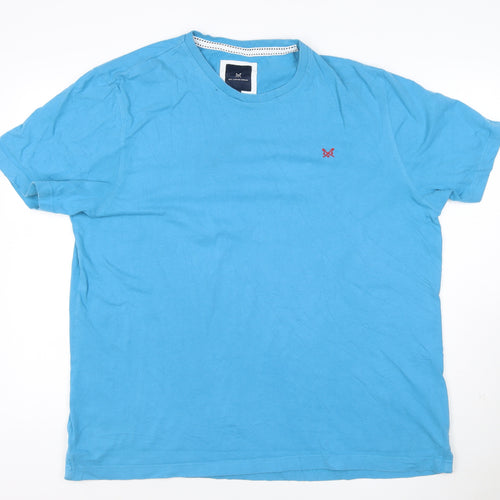Crew Clothing Company Men's Blue XXL Cotton Crew Neck T-Shirt