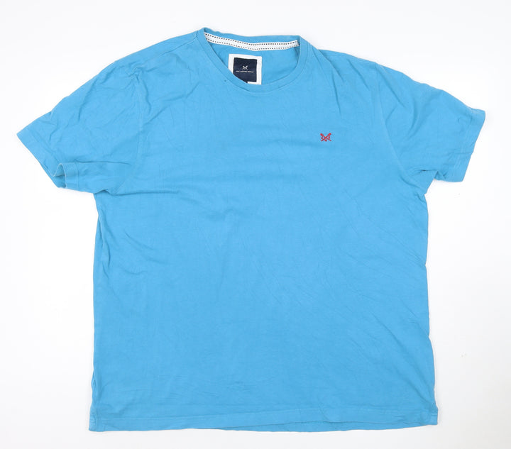 Crew Clothing Company Men's Blue XXL Cotton Crew Neck T-Shirt