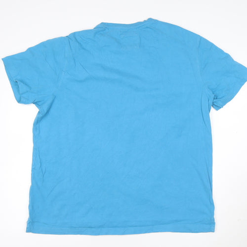 Crew Clothing Company Men's Blue XXL Cotton Crew Neck T-Shirt