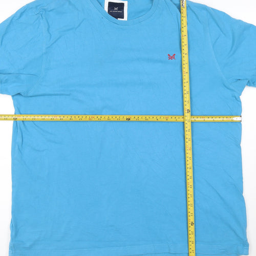 Crew Clothing Company Men's Blue XXL Cotton Crew Neck T-Shirt