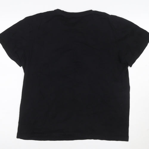 Pokemon Women's Black Cotton Crew Neck T-Shirt Size M
