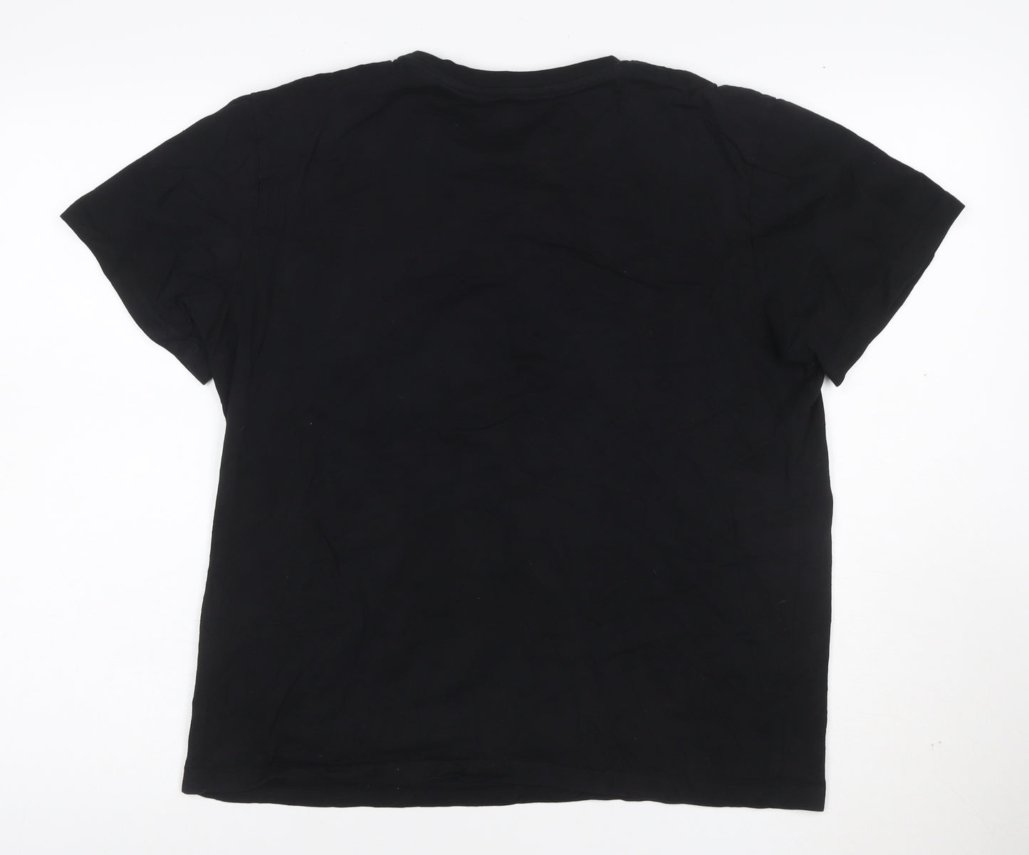 Pokemon Women's Black Cotton Crew Neck T-Shirt Size M