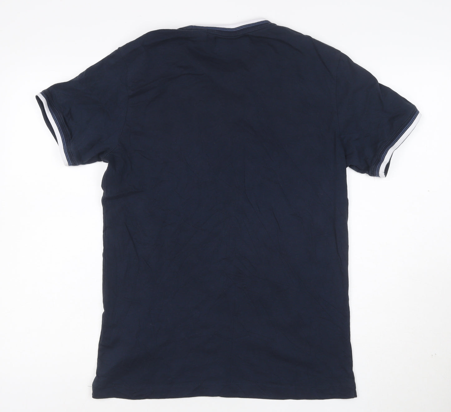Original Penguin by Munsingwear Men's Navy Crew Neck Cotton T-Shirt Size M