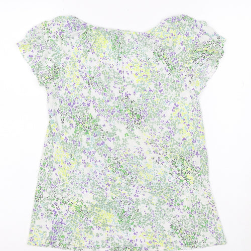 Monsoon Women’s Multicoloured Floral Modal Tunic Blouse Size 10
