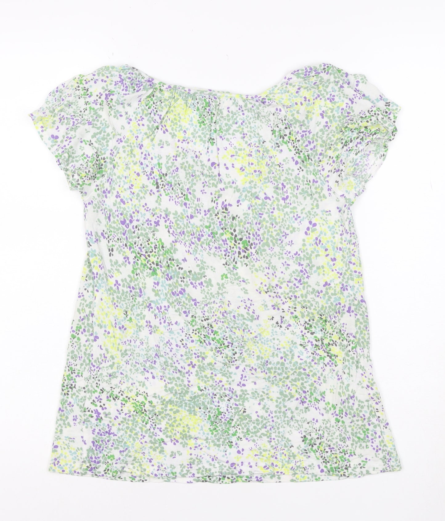 Monsoon Women’s Multicoloured Floral Modal Tunic Blouse Size 10