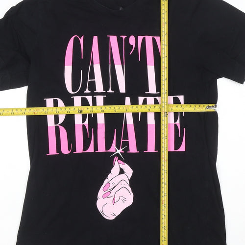 Jeffree Star Women's Black T-Shirt Medium Graphic Short Sleeve
