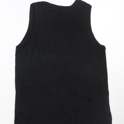 Marks and Spencer Women's Black Sleeveless Knit Tank Top Size 16