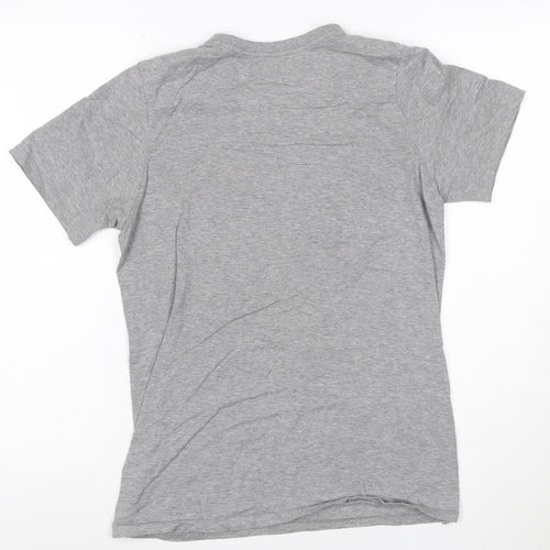 Nike Womens Grey Just Do It T-Shirt M Short Sleeve Sports Top