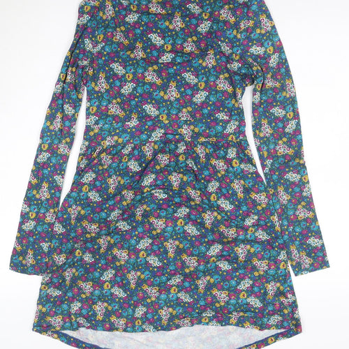 Joules Women’s Multicoloured Floral Fit & Flare Dress Size 10