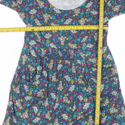 Joules Women’s Multicoloured Floral Fit & Flare Dress Size 10