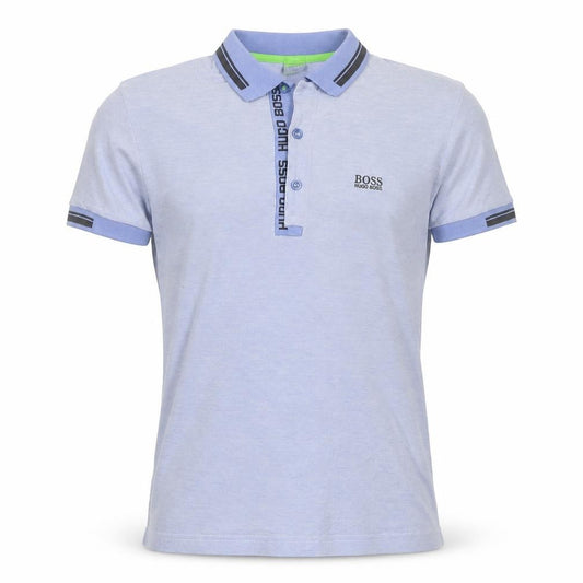 Hugo Boss Men's Blue Slim Fit Polo Shirt Size S Classic Style