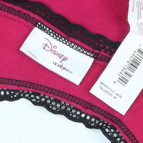Disney Women Pink Maleficent Lace Camisole Tank Top M