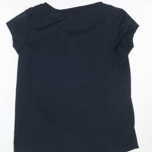 Hard Rock Cafe Women's Navy Small Graphic Short Sleeve T-Shirt