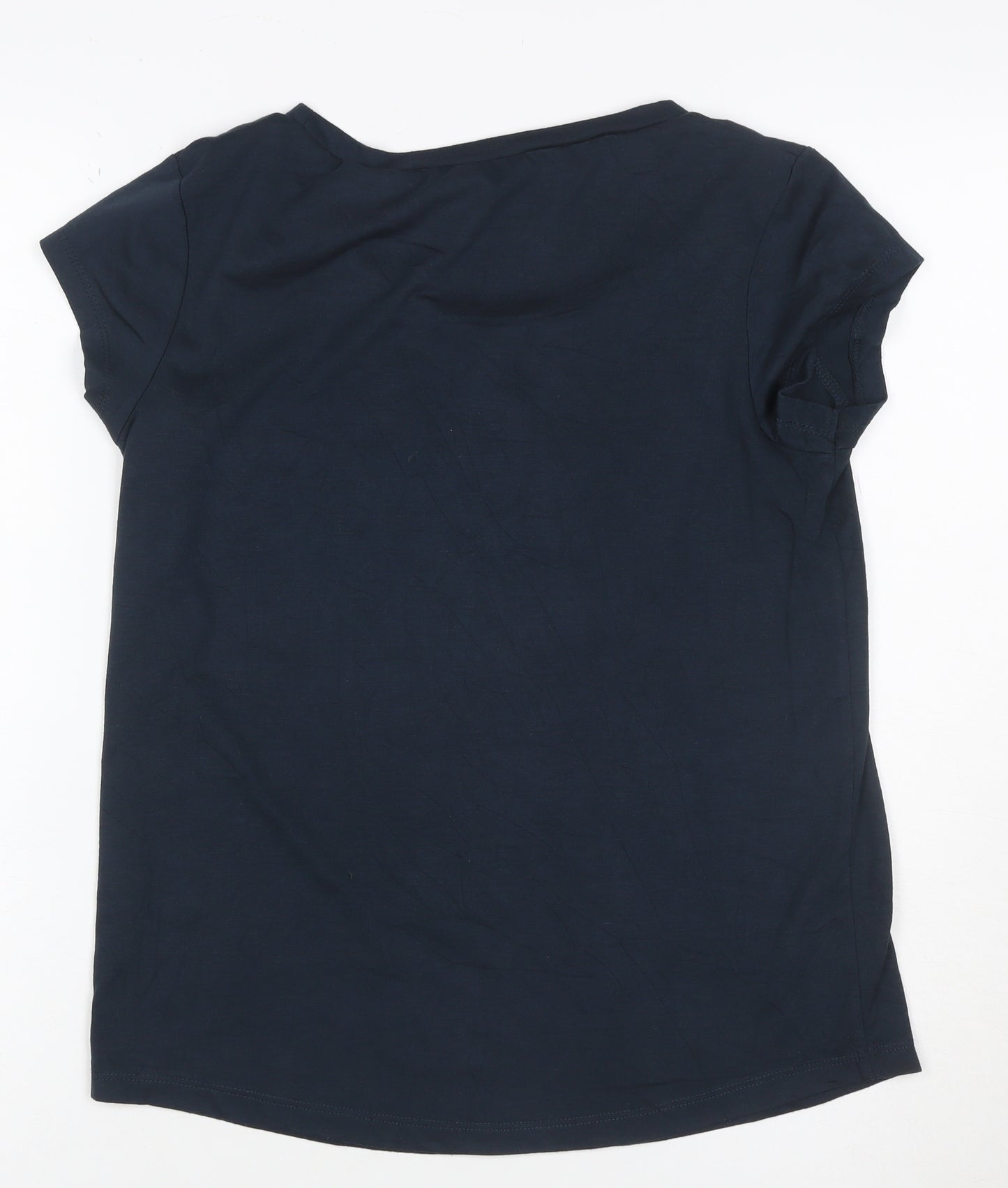 Hard Rock Cafe Women's Navy Small Graphic Short Sleeve T-Shirt