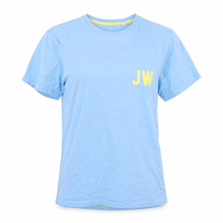 Jack Wills Women's Blue Cotton Crew Neck T-Shirt Size S