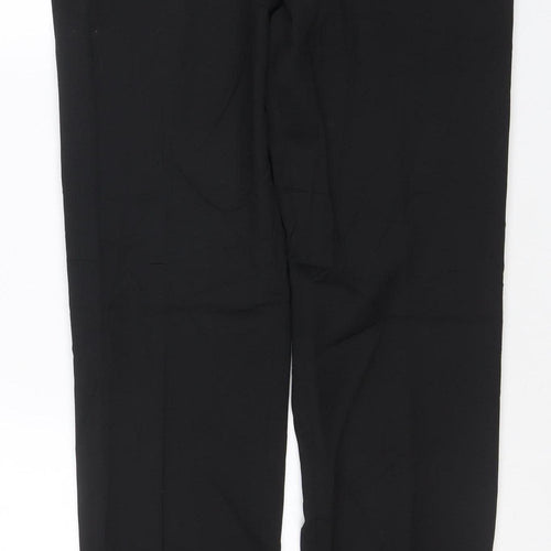 Next Men's Black Wool Formal Dress Trousers 32W 33L Regular Fit