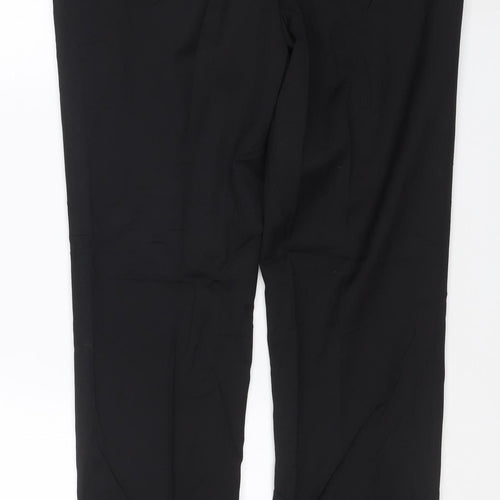 Next Men's Black Wool Formal Dress Trousers 32W 33L Regular Fit