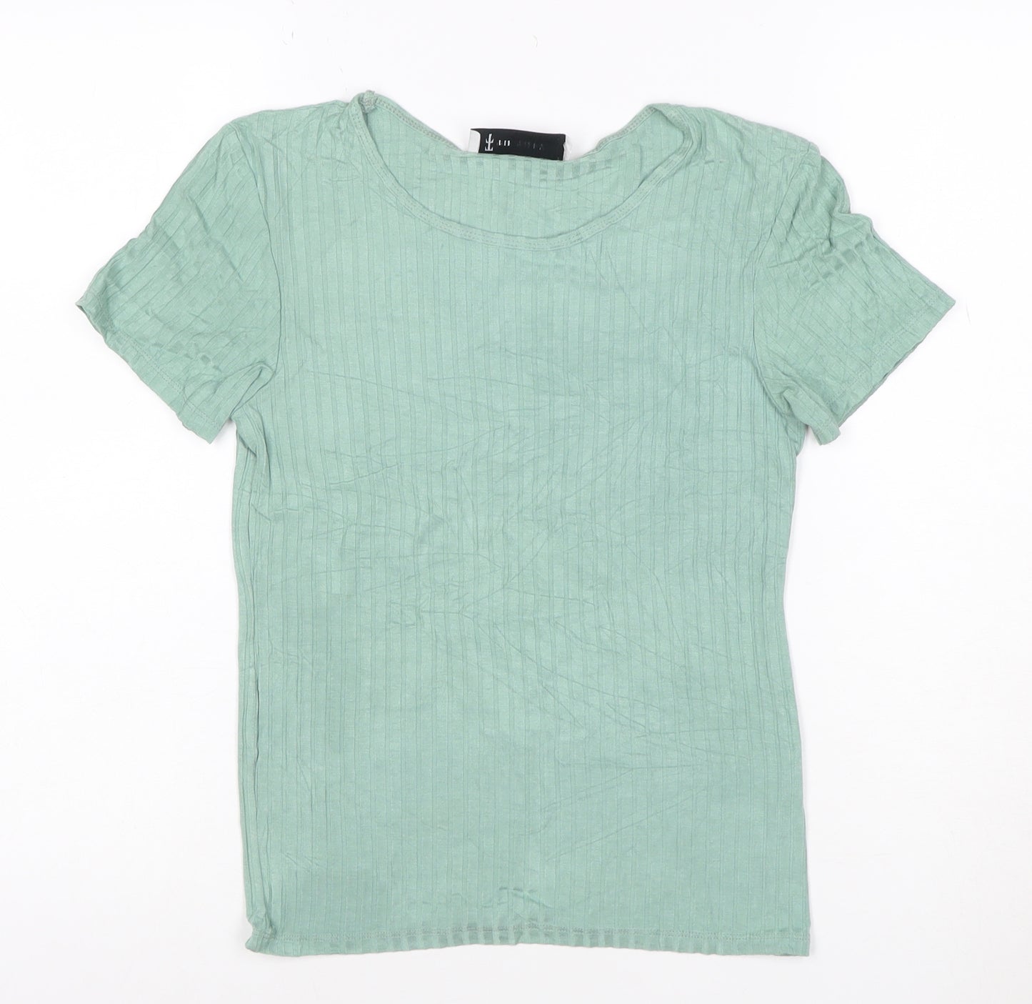 The Terry Women’s Green Short Sleeve Basic T-Shirt Size M