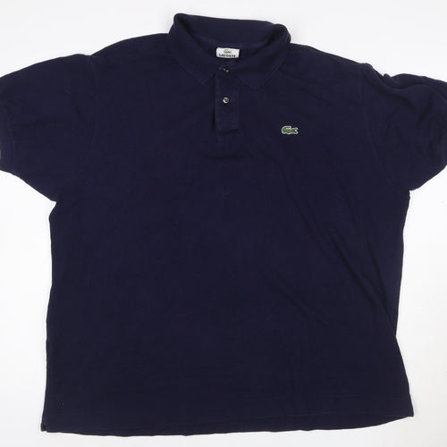 Lacoste Men's Blue 4XL Cotton Polo Shirt Classic Fit