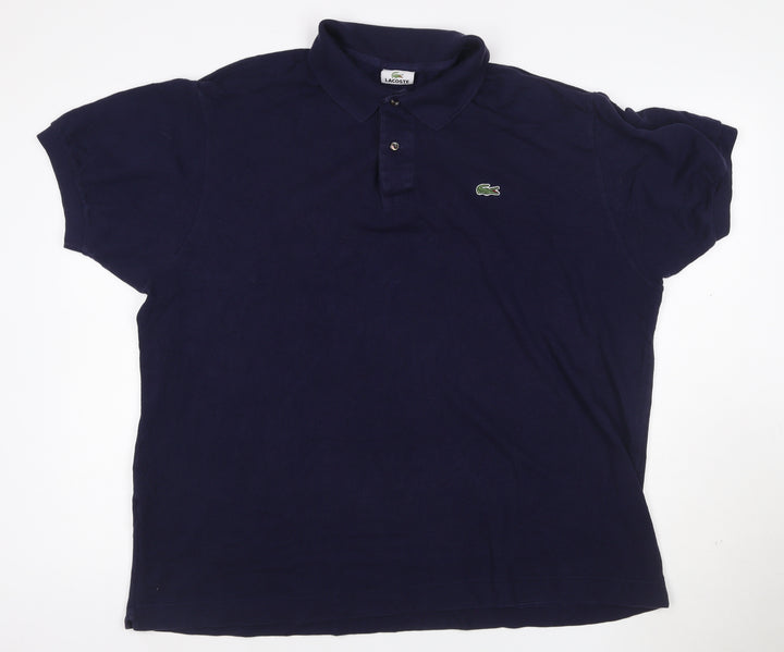 Lacoste Men's Blue 4XL Cotton Polo Shirt Classic Fit