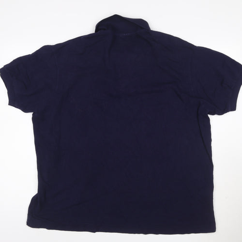 Lacoste Men's Blue 4XL Cotton Polo Shirt Classic Fit